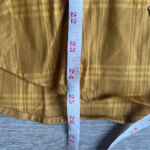 NEW Faherty HARPER TOP IN ASPEN GOLD PLAID - Picture 10 of 10